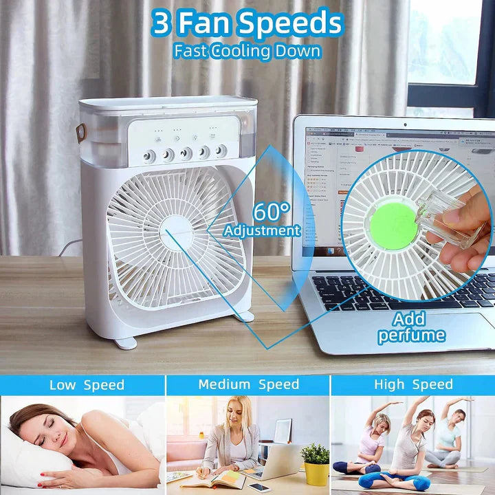 Cooling Fan With Ice